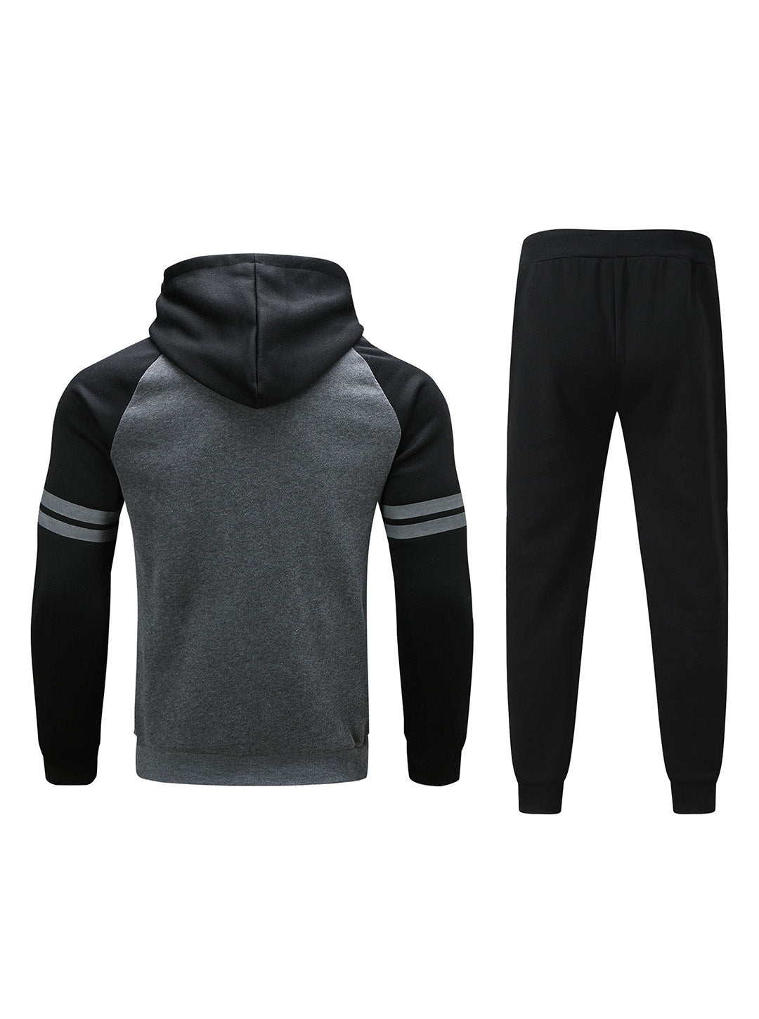 William Pullover mit Farbblock-Streifen und Hose