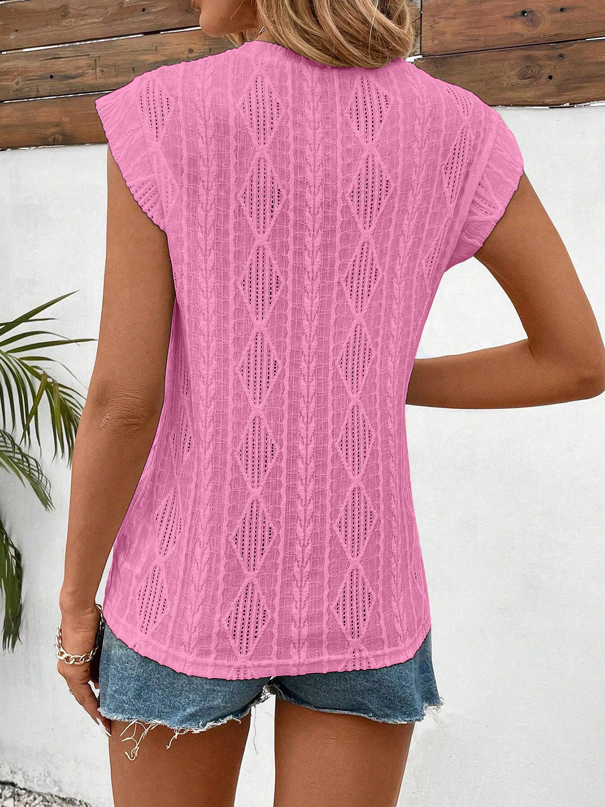 ✨Damen Sommer Klassisches Jacquard-Streifen-T-Shirt