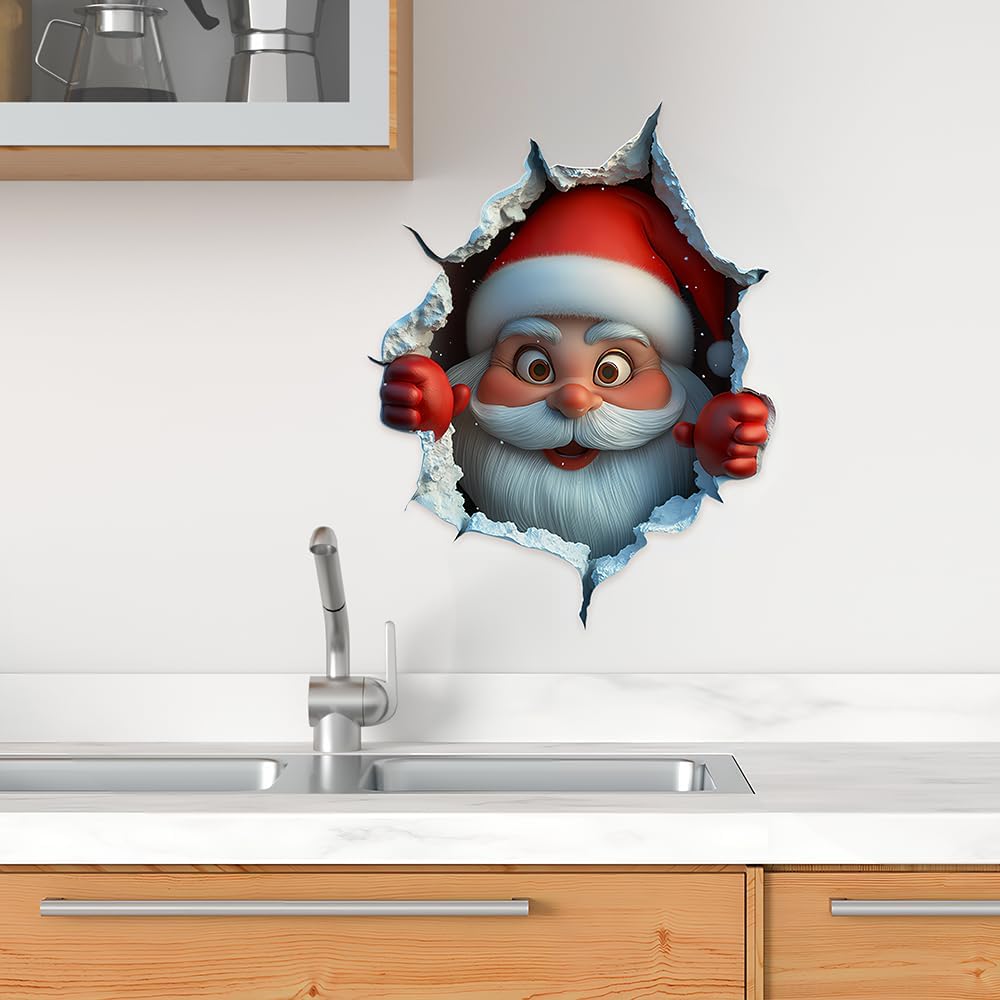 🎄🔥2D Weihnachten Kreativer Wandaufkleber